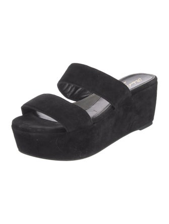 Robert Clergerie Suede Slides