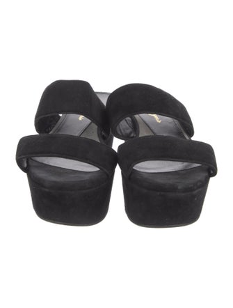 Robert Clergerie Suede Slides