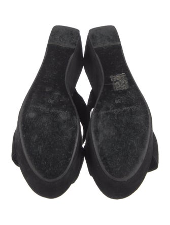 Robert Clergerie Suede Slides