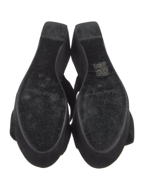 Robert Clergerie Suede Slides