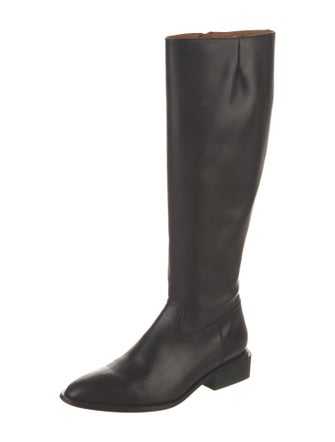 Robert Clergerie Leather Riding Boots