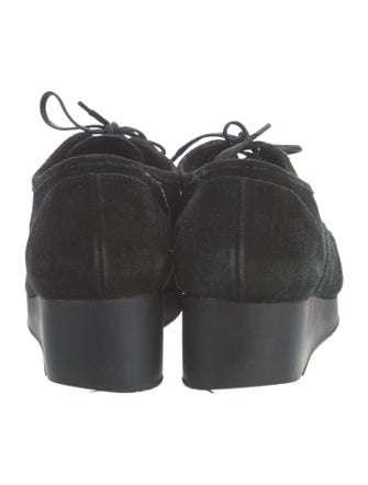 Robert Clergerie Suede Lasercut Accents Oxfords