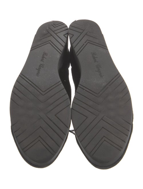 Robert Clergerie Suede Lasercut Accents Oxfords