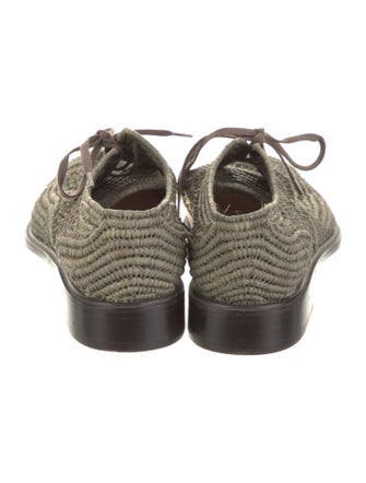 Robert Clergerie Straw Oxfords