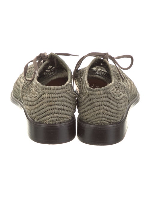 Robert Clergerie Straw Oxfords
