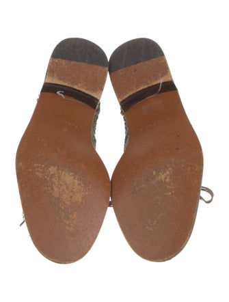 Robert Clergerie Straw Oxfords