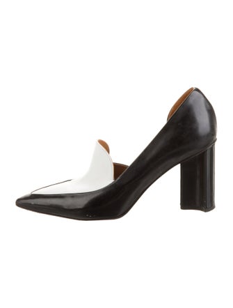 Robert Clergerie Patent Leather D'Orsay Pumps