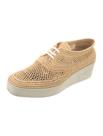 Robert Clergerie Raffia Oxfords