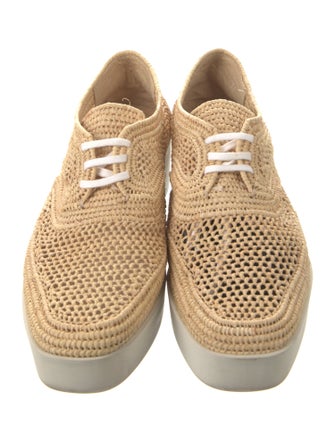 Robert Clergerie Raffia Oxfords