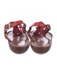 Robert Clergerie Leather T-Strap Sandals