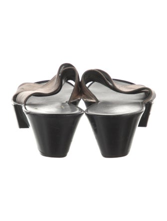 Robert Clergerie Leather Slides