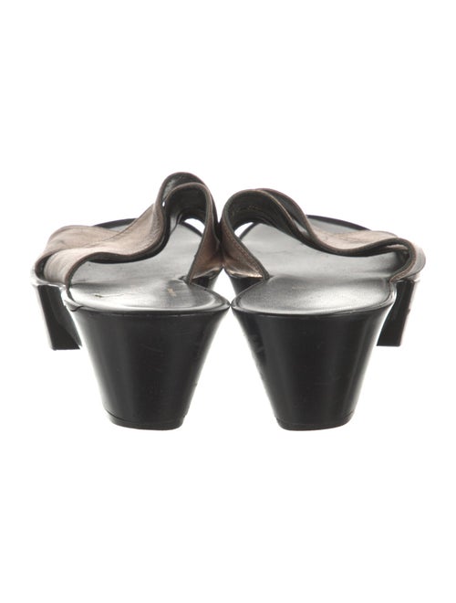 Robert Clergerie Leather Slides