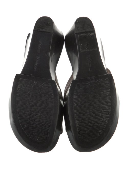 Robert Clergerie Leather Slides