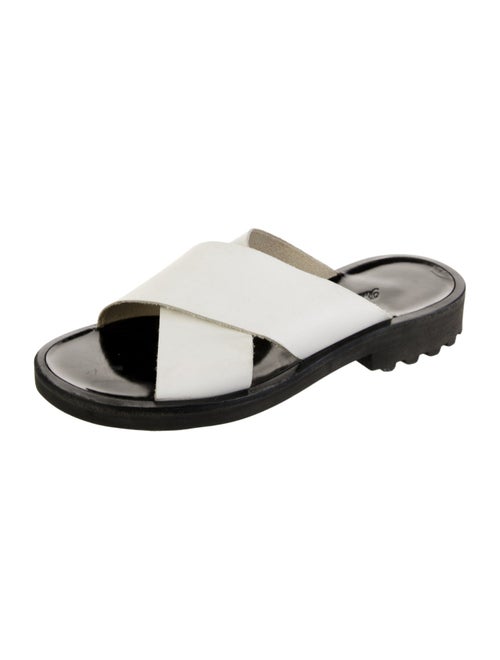 Robert Clergerie Leather Slides