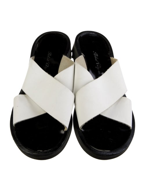 Robert Clergerie Leather Slides