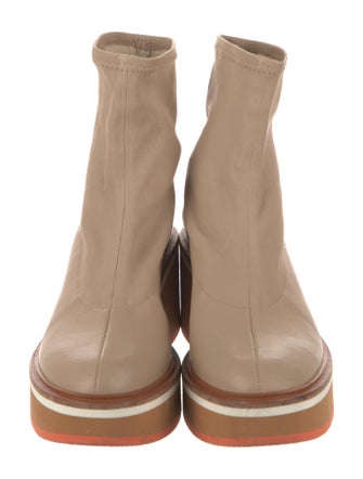 Robert Clergerie Leather Sock Boots