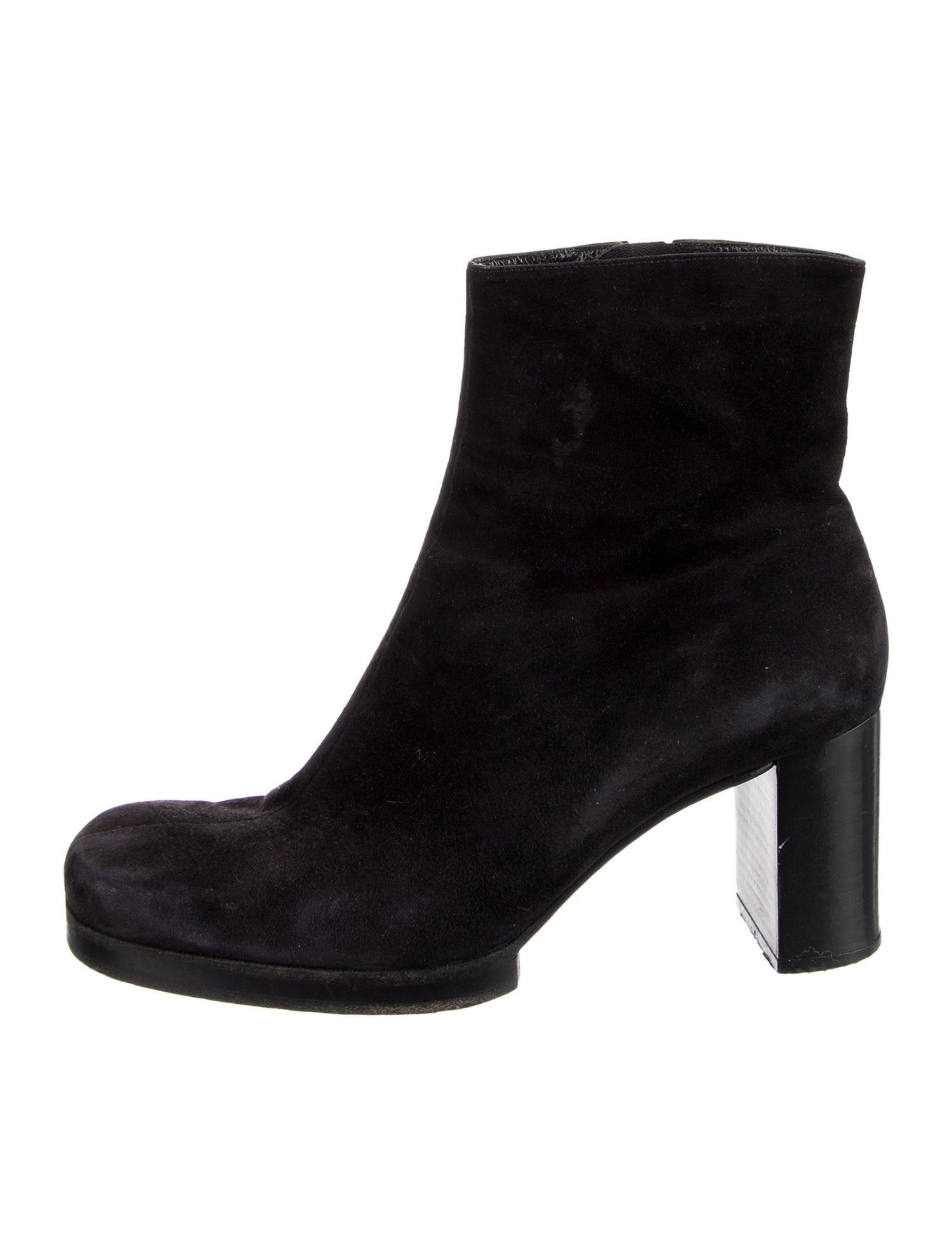 Robert Clergerie Suede Eyelet Trim Boots