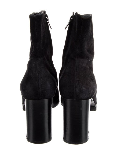 Robert Clergerie Suede Eyelet Trim Boots