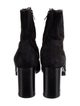 Robert Clergerie Suede Eyelet Trim Boots