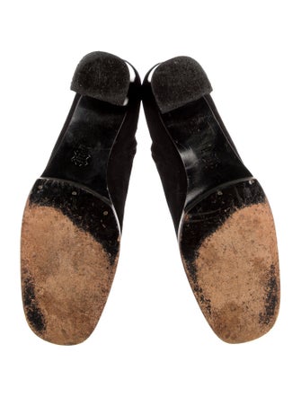 Robert Clergerie Suede Eyelet Trim Boots