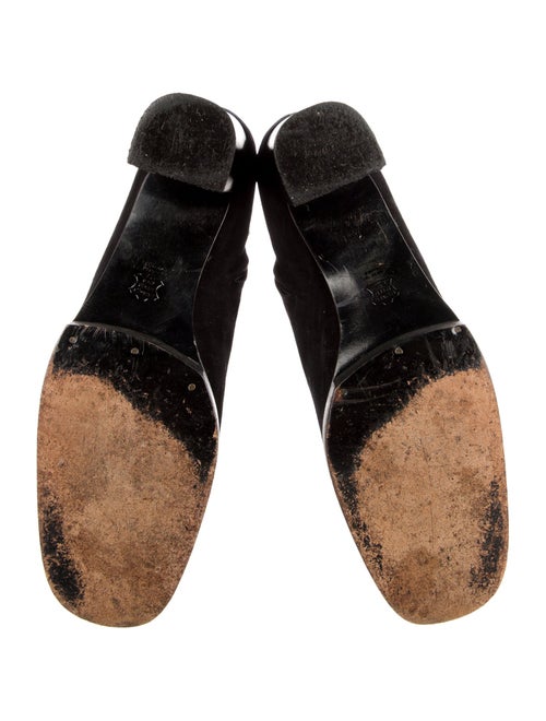 Robert Clergerie Suede Eyelet Trim Boots