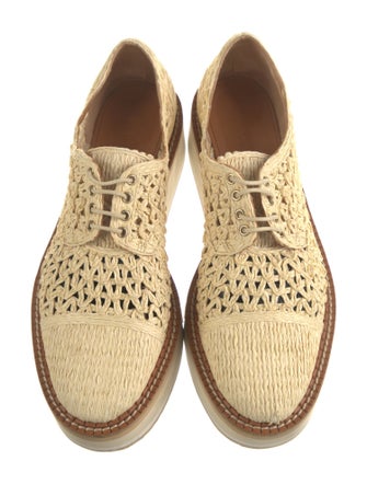 Robert Clergerie Raffia Espadrilles