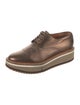 Robert Clergerie Leather Whipstitch Trim Oxfords