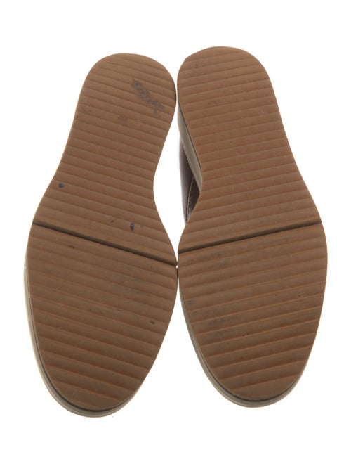 Robert Clergerie Leather Whipstitch Trim Oxfords