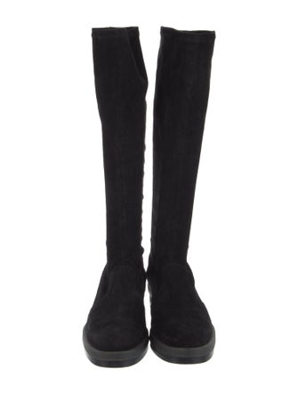 Robert Clergerie Suede Riding Boots