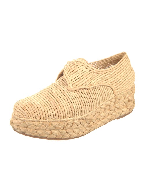 Robert Clergerie Jute Printed Oxfords