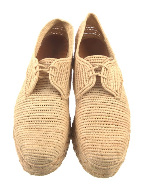 Robert Clergerie Jute Printed Oxfords