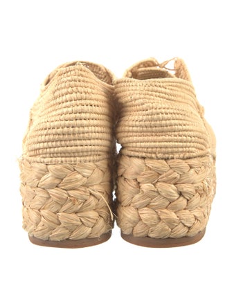 Robert Clergerie Jute Printed Oxfords