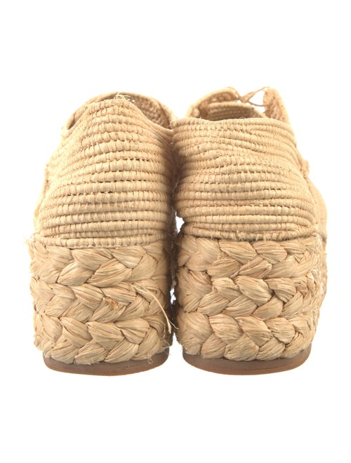 Robert Clergerie Jute Printed Oxfords