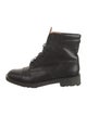 Robert Clergerie Leather Combat Boots