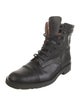 Robert Clergerie Leather Combat Boots
