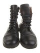 Robert Clergerie Leather Combat Boots