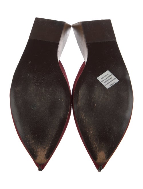 Robert Clergerie Floral Print Sequin Embellishments Mules