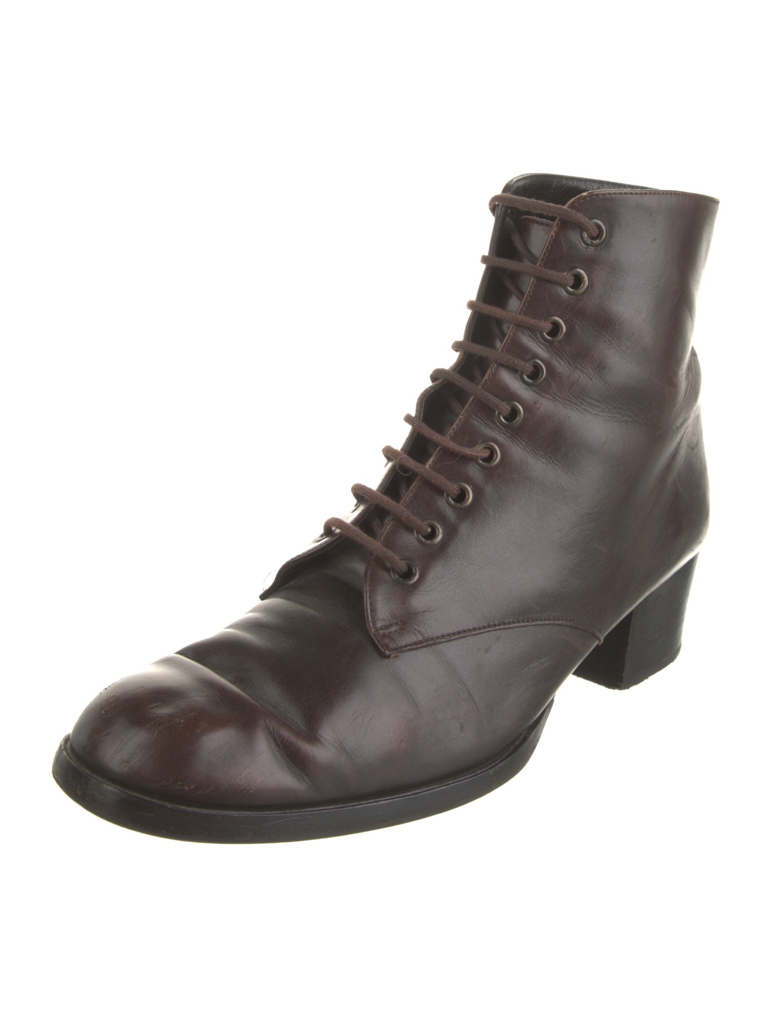 Robert Clergerie Leather Combat Boots
