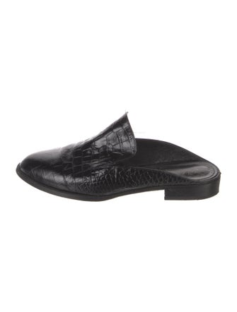 Robert Clergerie Leather Slides