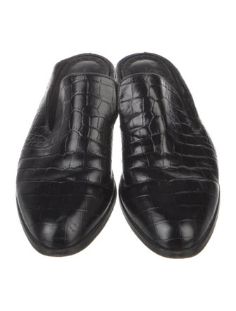 Robert Clergerie Leather Slides