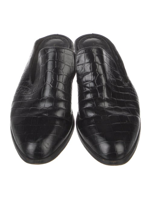 Robert Clergerie Leather Slides