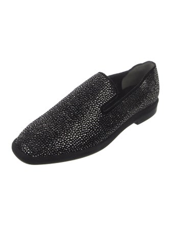 Robert Clergerie Crystal Crystal Embellishments Loafers