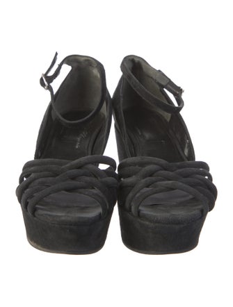 Robert Clergerie Suede Slides