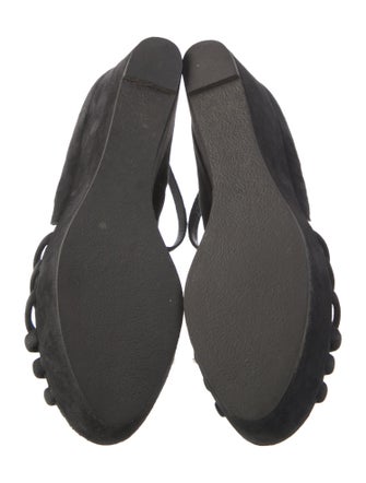 Robert Clergerie Suede Slides