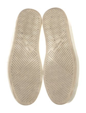 Robert Clergerie Leather Animal Print Sneakers