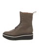 Robert Clergerie Leather Combat Boots