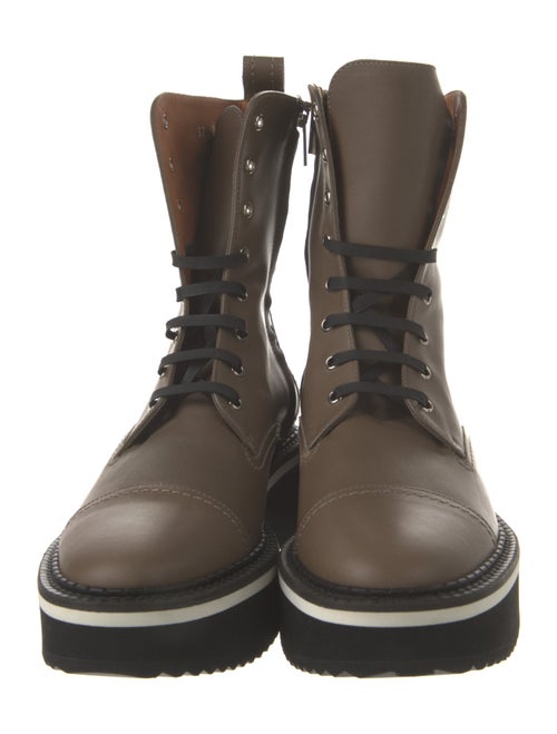 Robert Clergerie Leather Combat Boots