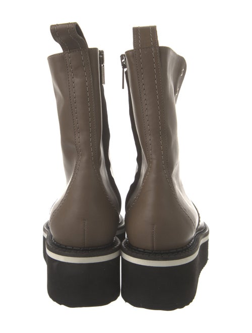 Robert Clergerie Leather Combat Boots