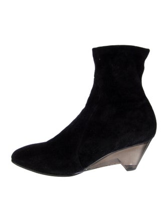 Robert Clergerie Suede Sock Boots