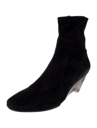 Robert Clergerie Suede Sock Boots